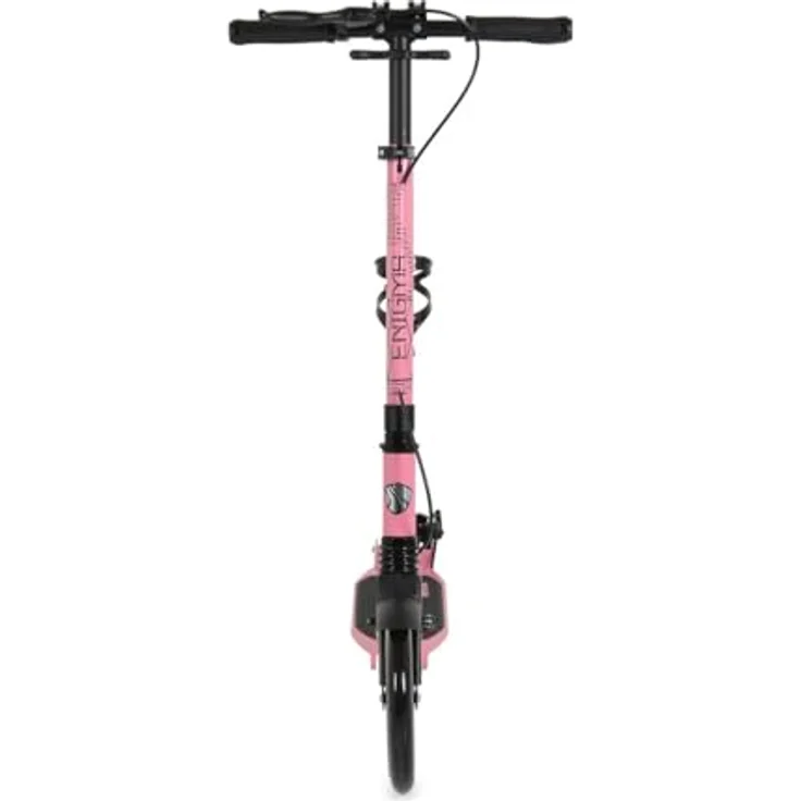 Byox Kinderroller Enigma, klappbar mit PU-Rädern, Handbremse und Getränkehalter, rosa – Bild 3