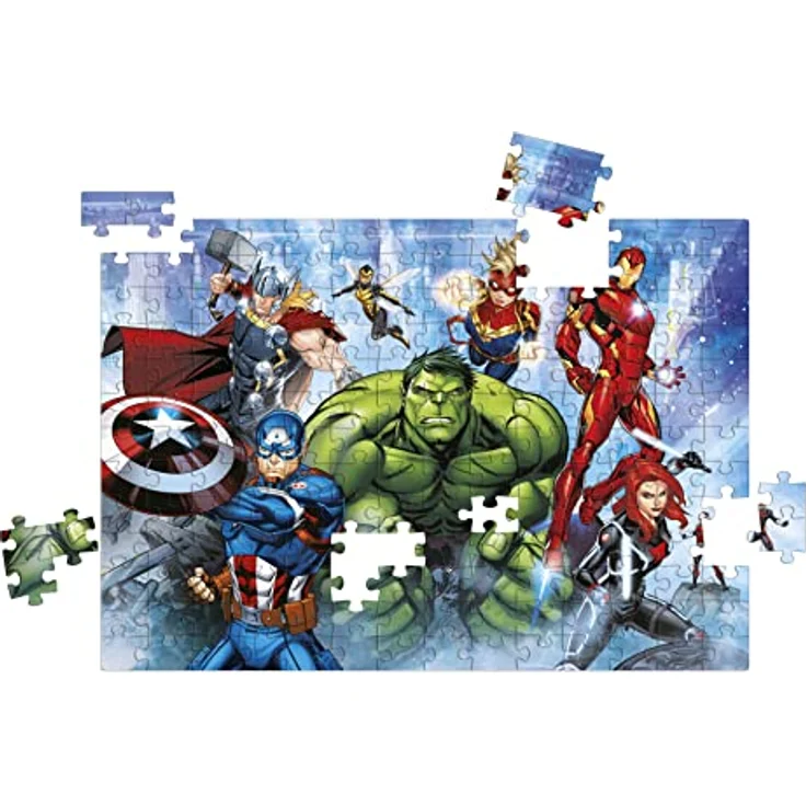 Clementoni 29778 The Avengers Supercolor Puzzle, 180 Teile für Kinder ab 7 Jahren, Mehrfarbig, Made in Italy, 48,5 x 33,5 cm – Bild 5