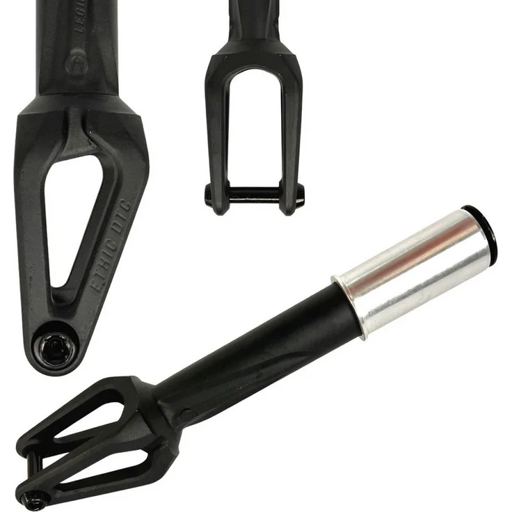 Ethic DTC Legion V2 Stunt-Scooter Gabel HIC Schwarz - Leicht, stabil und optimiert – Bild 1