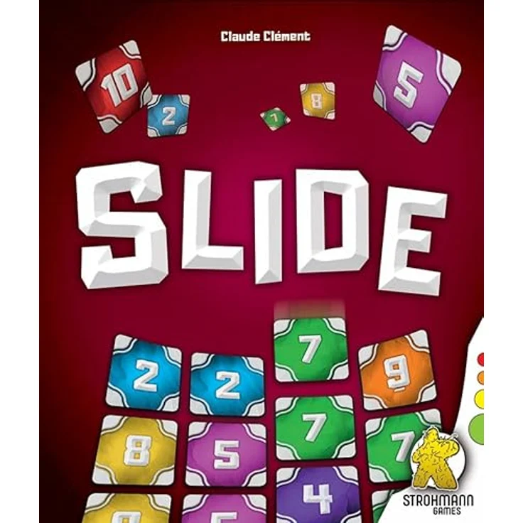 Pegasus Spiele Slide, Brettspiel von Strohmann Games für 2-4 Spieler, 4x4 Kartenraster, strategisches Punkte Management – Bild 2