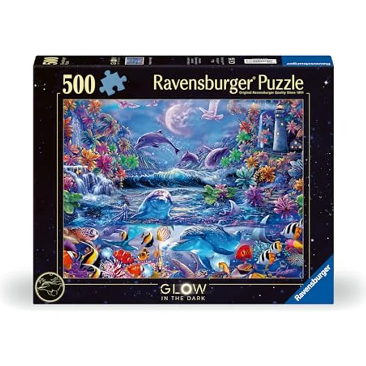 Ravensburger Puzzle 12000478 - Im Zauber des Mondlichts - 500 Teile Puzzle für Erwachsene und Kinder ab 12 Jahren - Qualitätsmerkmale: handgefertigte Stanzmesser, passgenaue Puzzleteile, reflexfreies Puzzlebild – Bild 2