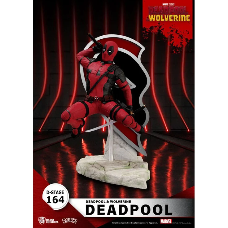 Beast Kingdom Toys Deadpool D-Stage 3D-Bühnendiorama, 16 cm, PVC Sammlerstück – Bild 1
