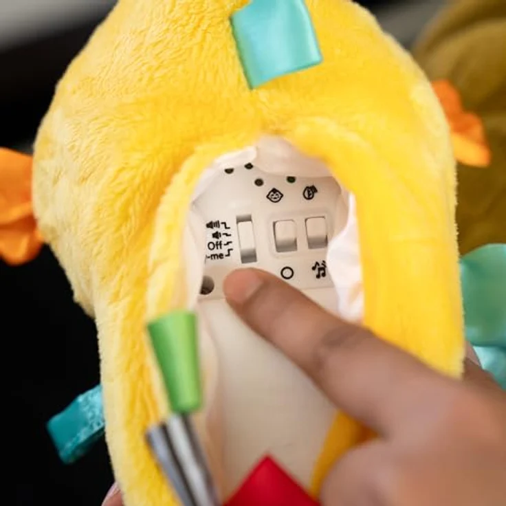 Baby Einstein Sea Dreams Seepferdchen, Einschlafhilfe mit Cry-Reply Technologie, Lichtbauch, Ozeanklängen & Klassik, Gelb – Bild 4