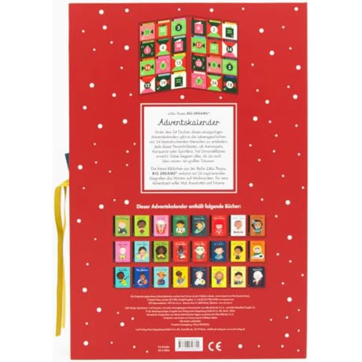Sonstige Verlage Little People, BIG DREAMS - Adventskalender mit 24 Minibüchern für Kinder ab 4 Jahren, bunt – Bild 6
