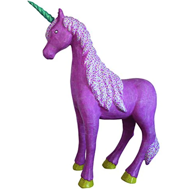 Clairefontaine Einhorn XL, Décopatch Figur aus Pappmaché zum Bekleben, 160 cm – Bild 2