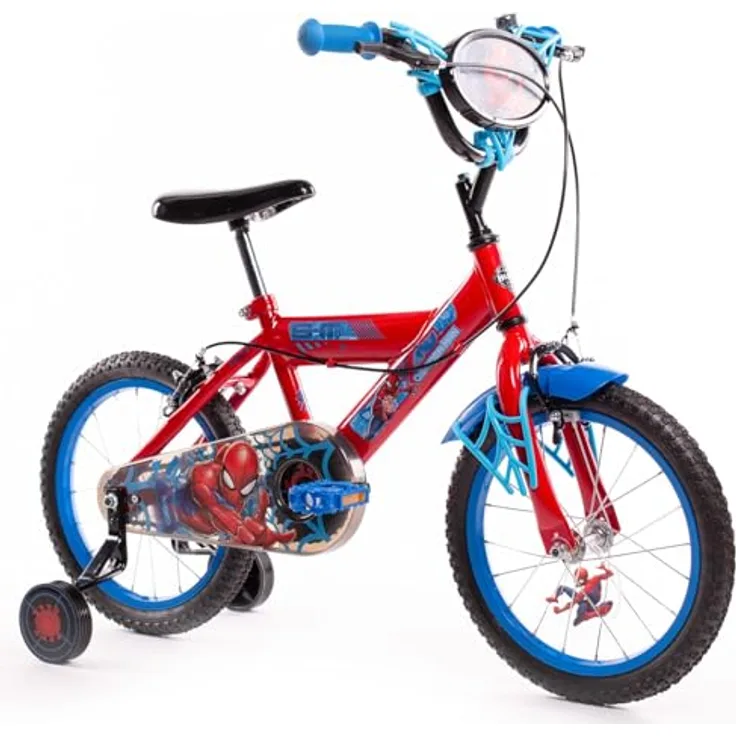 Huffy Babys (Jungen) 16 Zoll Marvel Spiderman Luxury Fahrrad, blau, pollici