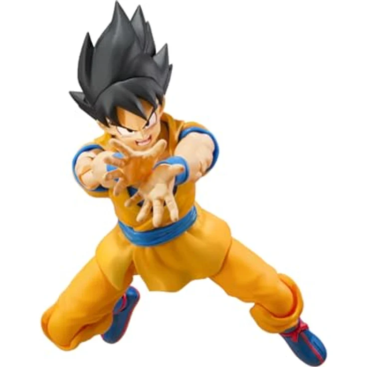 TAMASHII NATIONS Dragon Ball DAIMA Son Goku S.H.Figuarts Actionfigur, 14,5 cm, mit austauschbaren Handgelenken und Gesichtsteilen – Bild 1