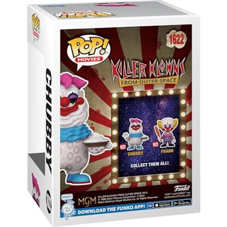 Funko Pop! Movies: KKOS - Chubby - Killer Klowns from Outer Space - Vinyl-Sammelfigur - Geschenkidee - Offizielle Handelswaren - Spielzeug Für Kinder und Erwachsene - Movies Fans - ca. 9,5 cm - Hochwertiges Vinyl - Ideal für Sammler - Funko – Bild 3