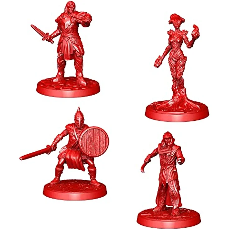 Modiphius The Elder Scrolls: Skyrim – Abenteuer-Brettspiel – Miniaturen-Upgrade-Set | Brettspiel | ab 14 Jahren | 1-4 Spieler | 60-120 Minuten Spieldauer, grau, rot – Bild 6