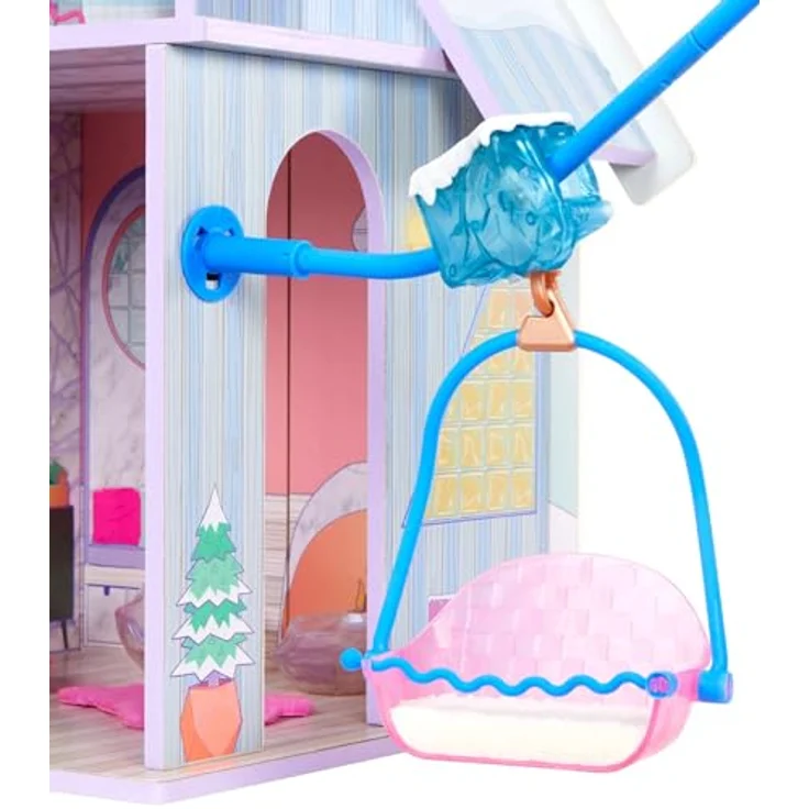 L.O.L. Surprise! OMG Winter Cottage Spielset, 3 Etagen mit Skilift, 45+ Überraschungen, für Puppen aller Größen, geeignet für Kinder ab 4 Jahren – Bild 5