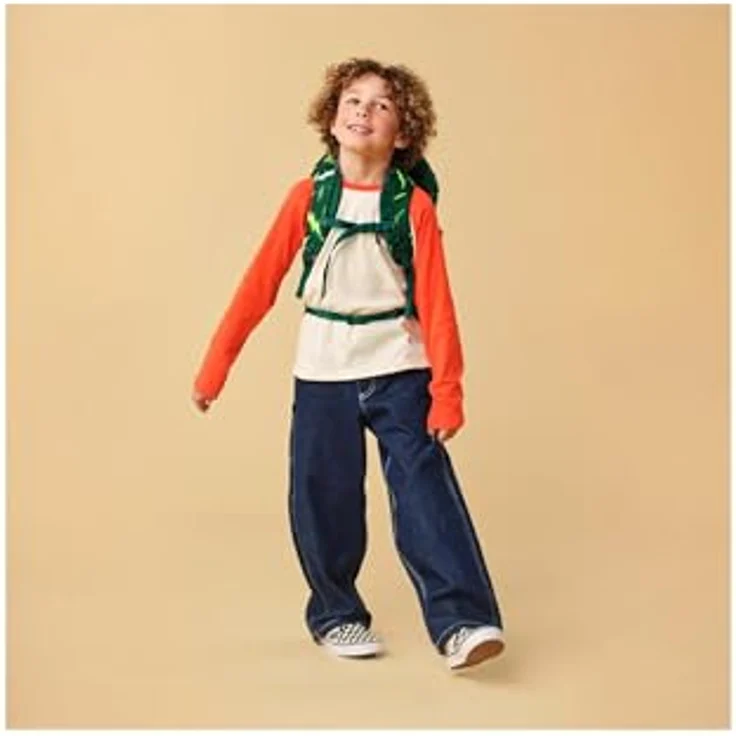 Ergobag Mini, Kindergartentasche mit ergonomischer Rückenpolsterung, Mehrfarbig, Platz für A4 Unterlagen und Fläschchen – Bild 7