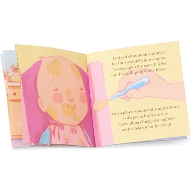 Baby Sweetheart Baby Puppe mit Kleidung, Fläschchen und Zubehör zum Füttern – Weiche Puppe und Bilderbuch auf Englisch – Spielzeug ab 2 Jahre – Bild 6