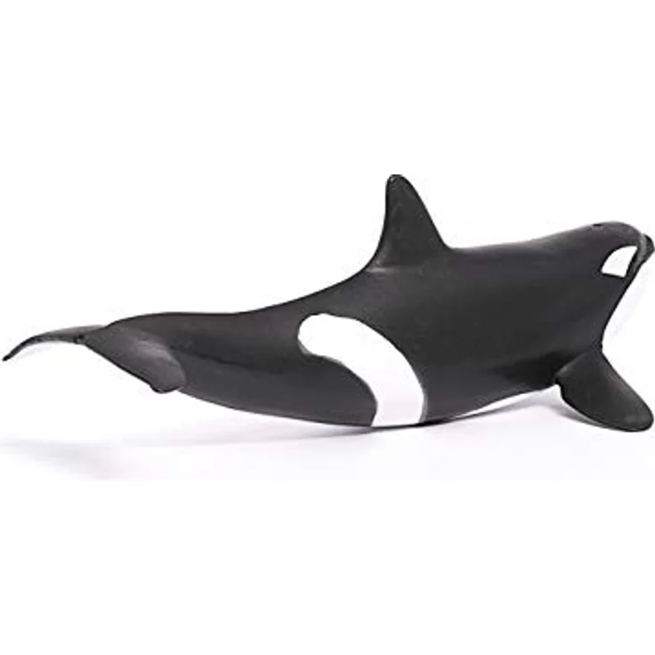 Schleich Orca 14807, Wild Life Figur, ca. 19,5 x 9,7 x 6,7 cm, schwarz-weiß – Bild 4