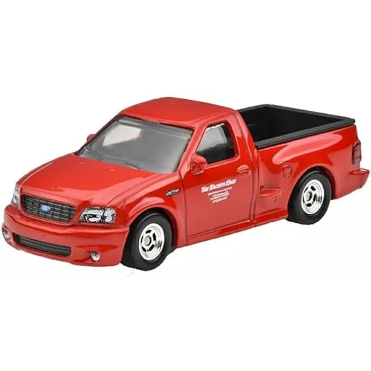 Mattel Hot Wheels Ford F-150 SVT Lightning HYP75, 1:64 Modellfahrzeug mit Real Riders-Reifen und Metall-Karosserie, Fast & Furious Design – Bild 4