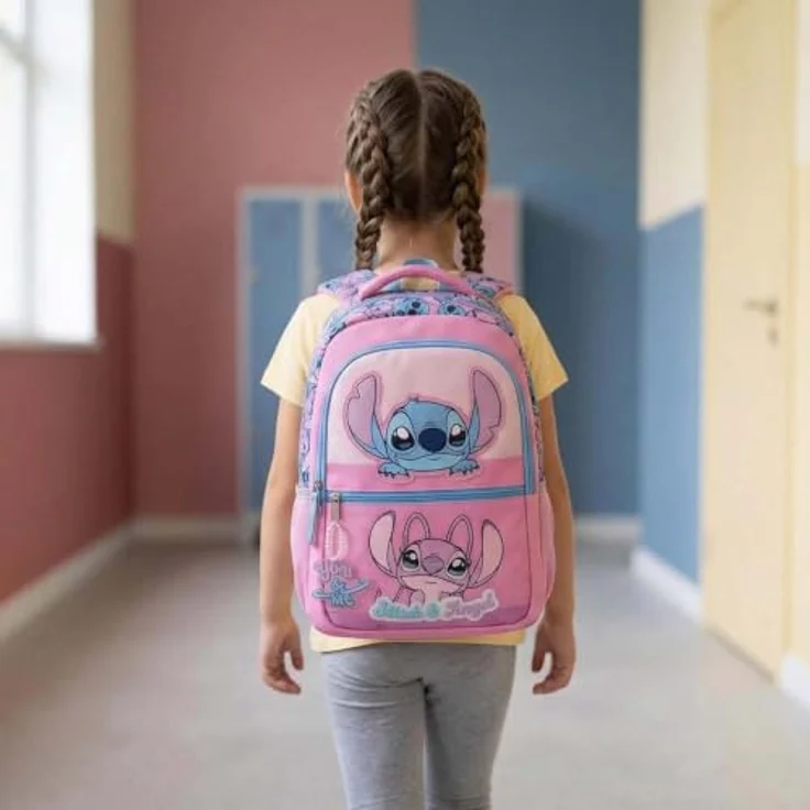 Lilo & Stitch Schulrucksack, 42 cm, leicht und aus 100% Polyester für Schule und Freizeit – Bild 7