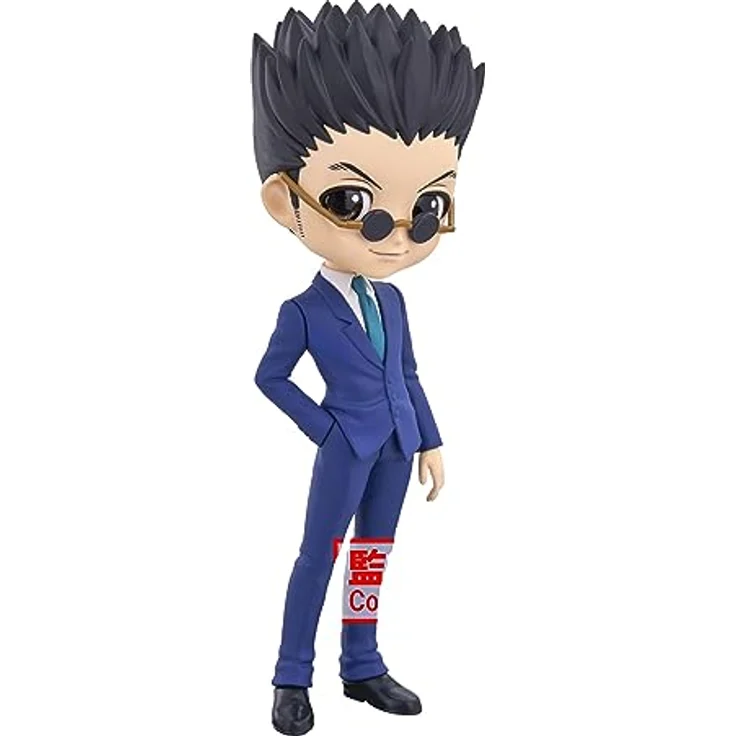 Banpresto Q Posket Leorio Figur Hunterxhunter, 15 cm handgefertigte PVC-Sammelfigur, mehrfarbig, inkl. Basishalter, versiegelte Box – Bild 1