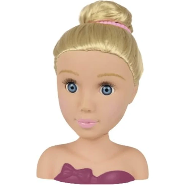 Simba Steffi Love Frisierkopf mit Haarstyling Zubehör, 10 Teile, blond, 19 cm, ab 5 Jahre – Bild 4