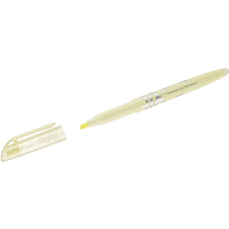 Pilot Pen Frixion Light Soft Textmarker, 3,8 mm, gelb, fehlerhafte Markierung wegwischbar, mit Clip – Bild 2