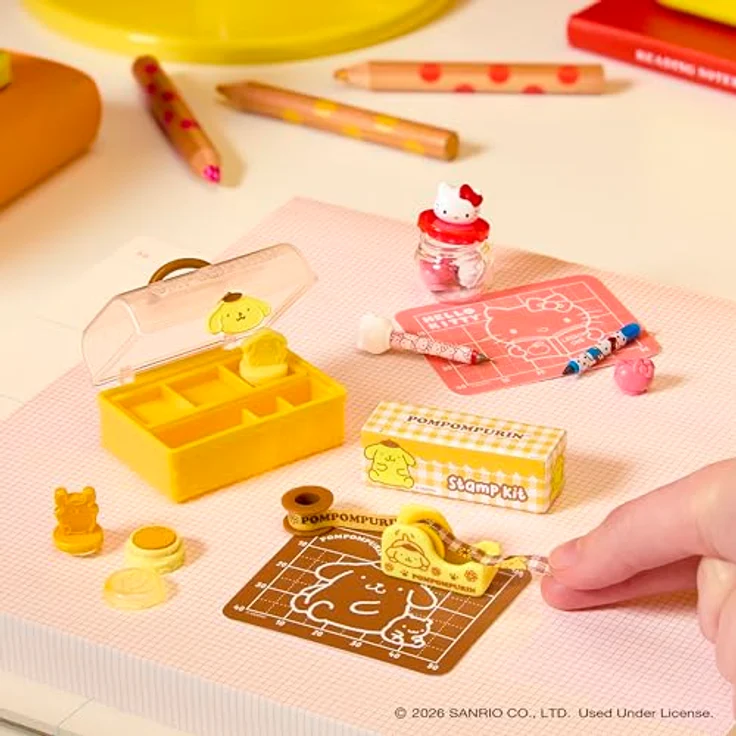 MGA Entertainment MGA's Miniverse - Make It Mini Hello Kitty, Schreibwaren Set zum Selberbasteln, Miniaturformat – Bild 12