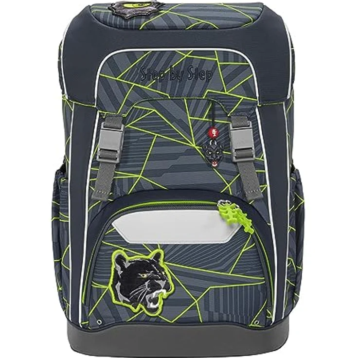 Step by Step Giant Schulrucksack-Set 5 tlg. Dark Cat Chiko – Bild 2