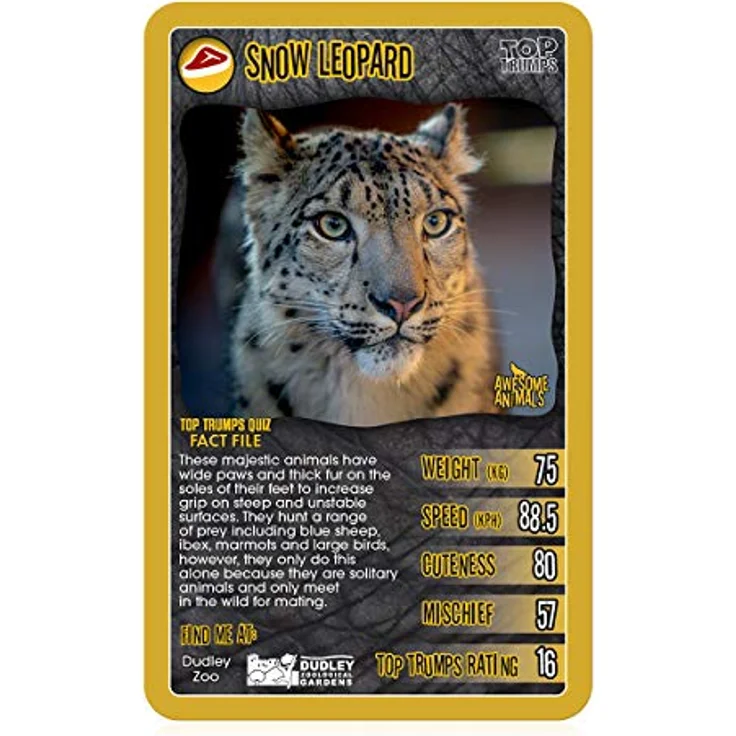 Winning Moves Awesome Animals Top Trumps Card Game (English) – Bild 3