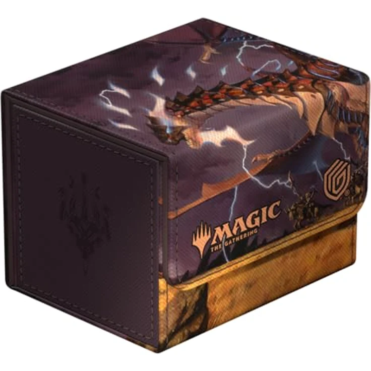 Ultimate Guard Sidewinder 100+ Xenoskin, Magic: The Gathering "Tarkir: Dragonstorm" Ghostfire - Neriv, Heart of the Storm, für 100 Double-Sleeve oder 120 Single-Sleeve-Karten, schwarz – Bild 1
