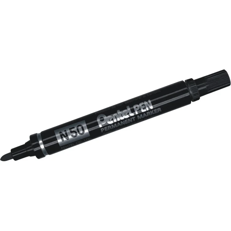 PENTEL Permanentmarker, Wisch- und wasserfest, Rundspitze, Strichstärke 4,3 mm – Bild 1