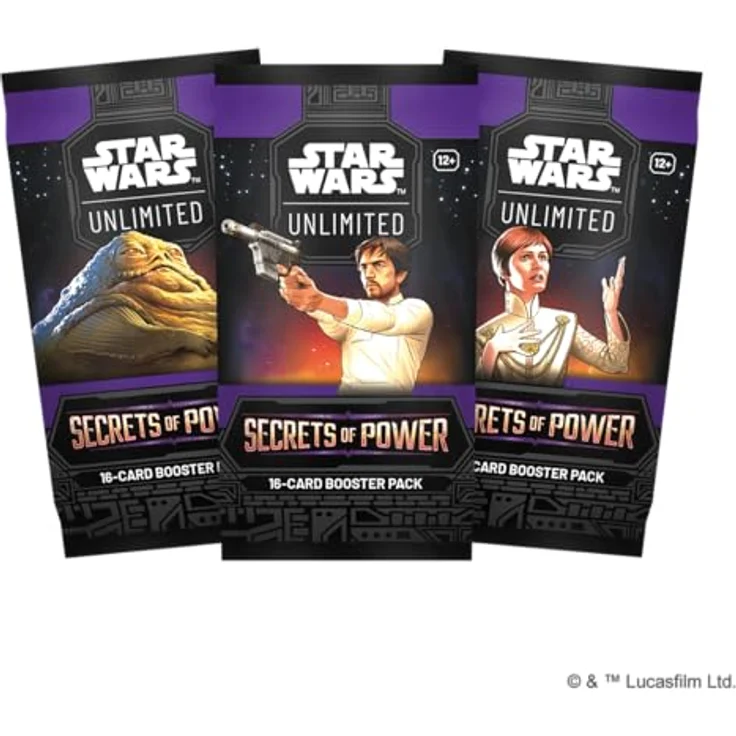 Asmodee Star Wars: Unlimited TCG - Secrets of Power Booster mit 16 Karten, 1 Seltene/Legendäre Karte, Englisch, für 2+ Spieler, ab 12 Jahren – Bild 1