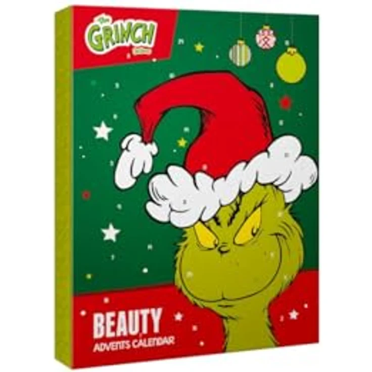 Alltoys Grinch Adventskalender, Beauty-Kalender mit 24 Überraschungen und Merry Grinchmas Design – Bild 1