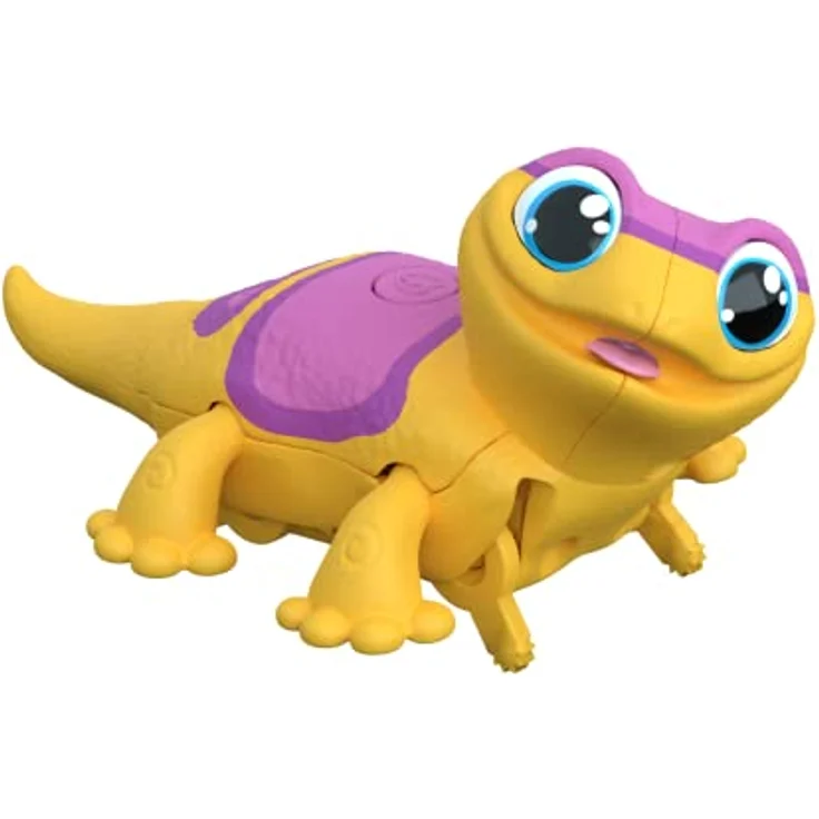 Animagic Let's Go Gecko (Gelb), Interaktives Kuscheltier mit über 50 Sound-Effekten und motorisierten Bewegungen, Spielzeug ab 5 Jahren – Bild 2