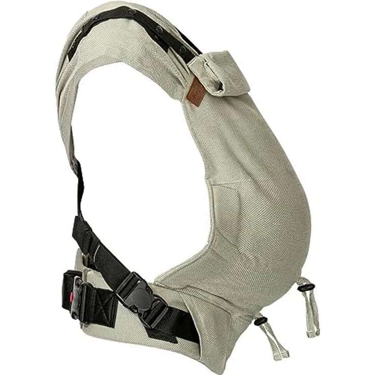 Hoppediz Babytrage Primeo, Bauch- und Rückentrage aus 100 % Bio-Baumwolle, ab Geburt (2,5 kg), einstellbar, von Trageschulen entwickelt – Bild 2