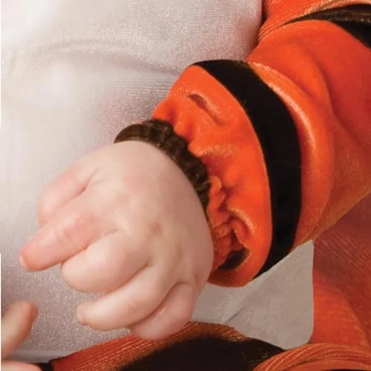 Fun World InCharater Tiger-Kostüm für Babys, orange-schwarz, Größe 68/74 (6-12 Monate) – Bild 3