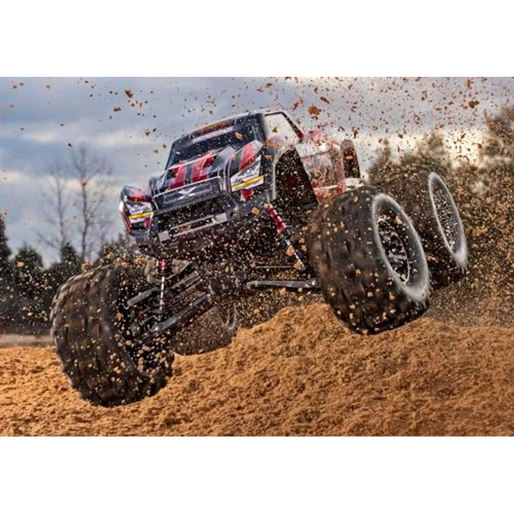 Traxxas RC-Monstertruck X-Maxx 4x4 Belted 1/7 RTR Rot, Ferngesteuertes Auto mit überragender Leistung – Bild 5