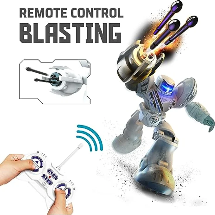 Silverlit YCOO Robot Blast 34 cm - Ferngesteuert, programmierbar, Ton und Licht - ab 5 Jahren – Bild 3