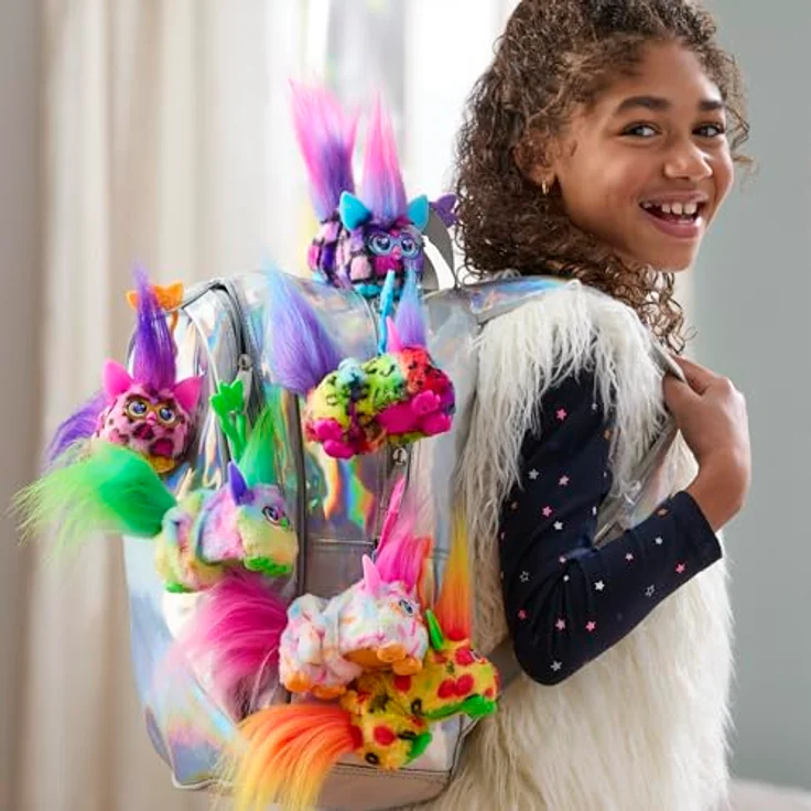 Hasbro Furby DJ Furblet Kitt-Ee-Luv, elektronisches Plüschspielzeug mit dehnbarem Körper und Musikfunktionen, für Kinder ab 6 Jahren – Bild 5