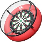 Target Darts Corona Vision Dartboard Lighting System, Schattenfreies LED Ringlicht mit magnetischen Füßen, Schwarz