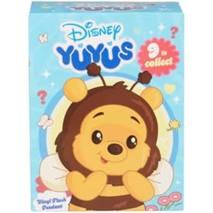 Simba Disney YuYus Winnie Puuh Plüsch-Vinyl-Charms, 9 tierische Blindbox-Designs mit Karabiner, ca. 12 cm, Sammlerfigur für Kinder & Fans – Bild 2