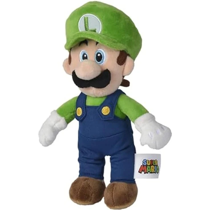 Nintendo Super Mario Plüsch Luigi, 20 cm, 12863 – Bild 2