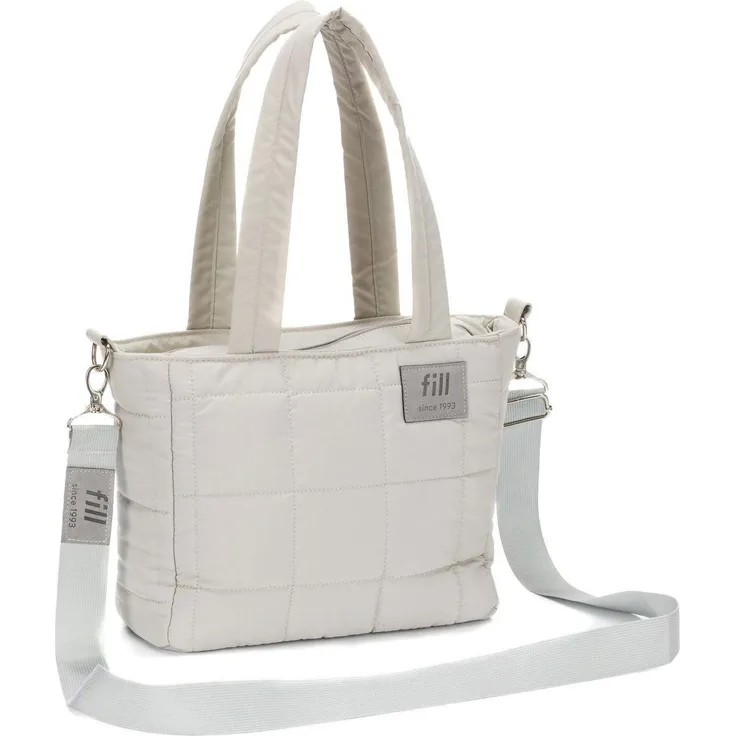 Fillikid Wickeltasche Vienna Small, kompakte Wickeltasche mit elegantem Steppdesign, inkl. Wickelunterlage und Kinderwagenhaken