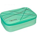 neoxx XXL Federmäppchen für Mädchen & Jungen I Teenager Schlampermäppchen groß mit Trennfach I Mäppchen zur Aufbewahrung in der Schule (Mint)