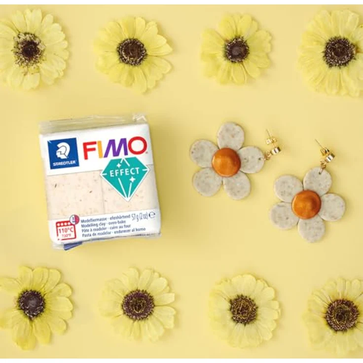 FIMO Modelliermasse effect 8010 Botanical, 57 g - Natürliche botanische Farben, ideal für kreative Projekte – Bild 5