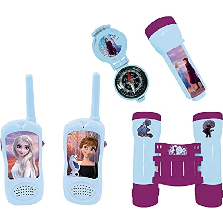 Lexibook Frozen - Set für Abenteuer, Walkie-Talkies 120m, Fernglas, Kompass, Taschenlampe, RPTW12FZ – Bild 2