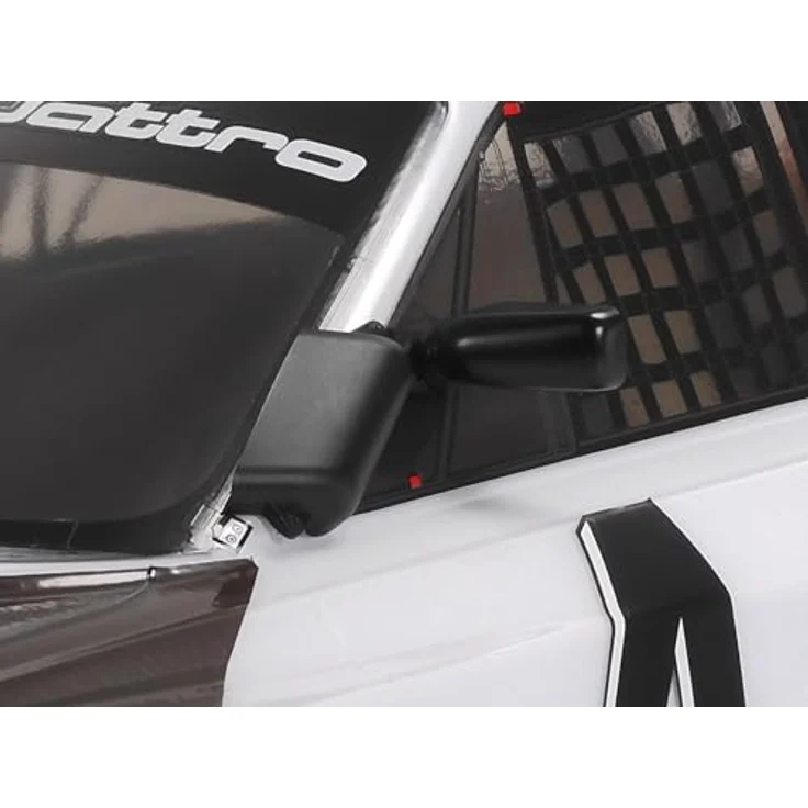 Tamiya 1/10 RC Audi 90 Quattro Racing, vorbemalte Polycarbonat-Karosserie in Weiss, inklusive TT-02 Chassis mit Allradantrieb und Tamiya 540 Torque Tuned Motor – Bild 7