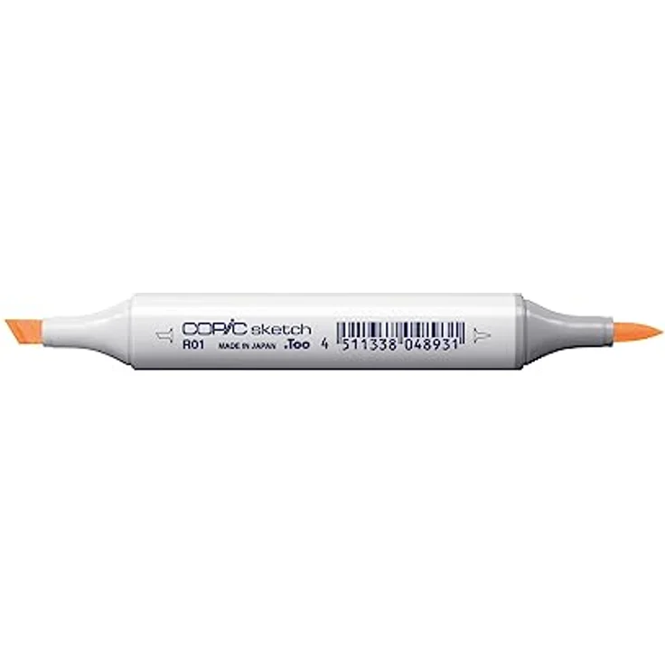 Copic COPIC Sketch Marker Typ R - 01, Pinkish Vanilla, professioneller Pinselmarker mit Super-Brush-Spitze und Medium-Broad-Spitze – Bild 2