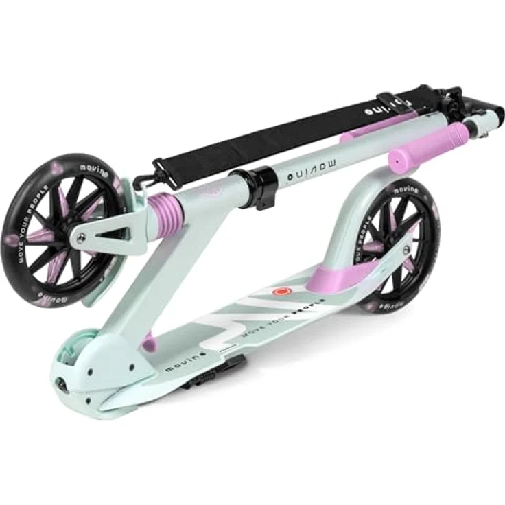 Movino Cityroller MOVINO CITY LIGHT, Scooter mit Stoßdämpfer, Batteriefreien LED-Rollen, max. 100 kg Traglast, höhenverstellbar für Körpergrößen von 135-170 cm – Bild 5