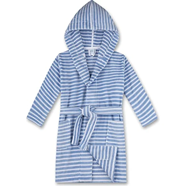 Sanetta Jungen 233056 Bademantel, Sky Blue, 104 – Bild 1
