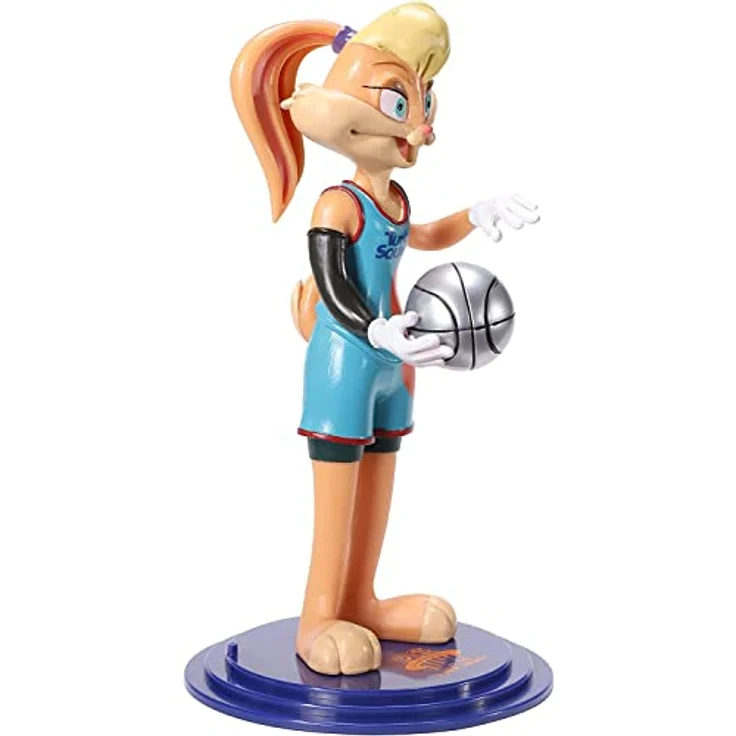 The Noble Collection The Noble Collection Space Jam 2 - Lola Bendyfig, flexible Sammelfigur, 19 cm hoch, offiziell lizenziert – Bild 5