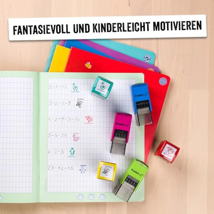 trodat edy® Motivstempel Lama, 2,0 x 2,0 cm, Abdruckfarbe grün, 1 St. – Bild 2