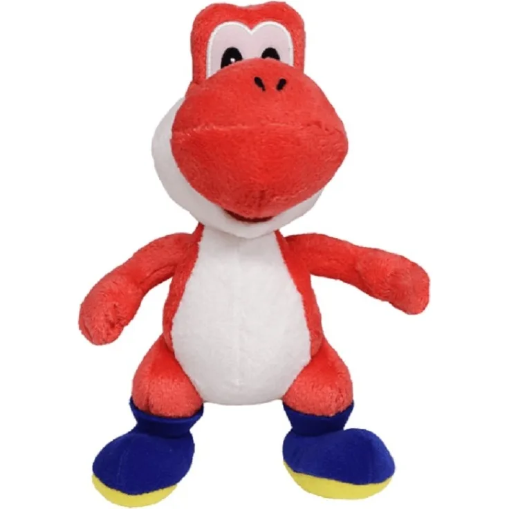 SOMA Yoshi Drache Plüschfigur, 20 cm, waschbar, kuschelweich, für Kinder ab den ersten Lebensmonaten, rot