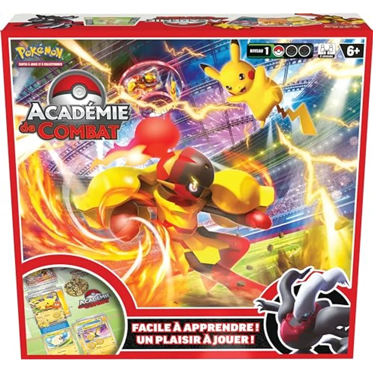 The Pokemon Company POKEMON - Académie de Combat V3 (2024) - Brettspiel mit 3 vollständigen TCG-Decks, Armarouge ex, Pikachu ex und Darkrai ex – Bild 2